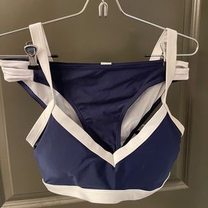 Navy & White bikini
